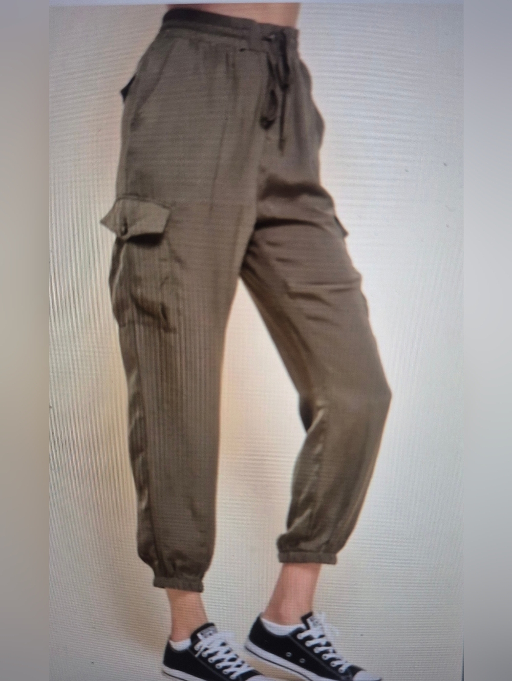 mittoshop Kids Olive Drawstring Joggers